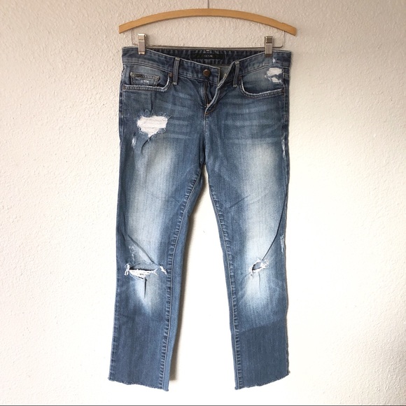 Joe's Jeans Denim - Joe’s Jeans cropped and distressed